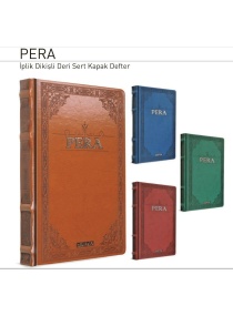 DEFTER 13X21 120/0 DÜZ PERA DERİ KAPAK 2068 / GIPTA