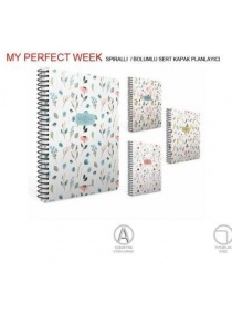 DEFTER A5 SPİRALLİ PLANNER MY PERFECY 120 YP 5821 / GIPTA