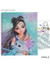 TOP MODEL COLOURING BOOK WITH 11912