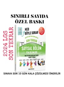 8.SINIF LGS FEN BİLİMLERİ SON TEKRAR SAYISAL BÖLÜM / SİNAN KUZUCU